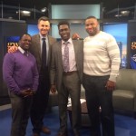 On Set of the Lance Briggs Show