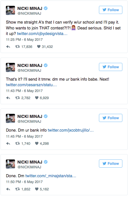 Nicki Minaj trending report
