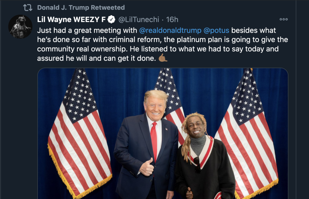 Newest Collab Lil Wayne x MAGA